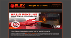 Desktop Screenshot of elex.sk