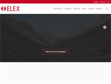 Tablet Screenshot of elex.ch